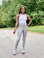 Lola Flare Pants | Heather Gray - FINAL SALE