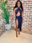 Picante Nights Twist Tie Dress