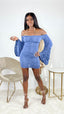 She's A Dreamer Mini Dress | Blue - FINAL SALE
