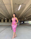 Hot Swirl Midi Dress