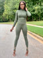 Ella Leggings Set | Olive