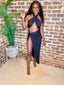 Picante Nights Twist Tie Dress