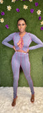 Exposed Pants Set | Blue Slate - FINAL SALE