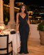 Monaco Open Back Ruched Maxi Dress