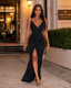 Monaco Open Back Ruched Maxi Dress