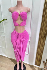 Havana Nights Skirt Set | Pink