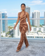 Mocha Fringe Jumpsuit