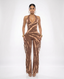 Mocha Fringe Jumpsuit