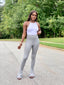 Lola Flare Pants | Heather Gray - FINAL SALE