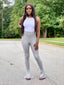 Lola Flare Pants | Heather Gray - FINAL SALE
