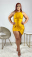 Shine Like Gold Mini Dress - FINAL SALE