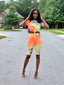 tie dye biker shorts set