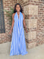 Spring Blue Maxi Dress