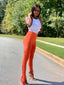 Stay Stacked Pants | Orange - FINAL SALE