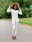 Long Sleeve Leggings Set | Ivory - FINAL SALE