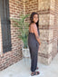 Sleeveless Jogger Jumpsuit