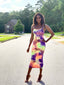 Monica Tie Dye Midi Dress - FINAL SALE