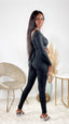 Back Tie Jumpsuit | Black