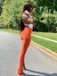 Stay Stacked Pants | Orange - FINAL SALE