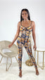 Hidden Gem Snakeskin Jumpsuit