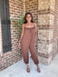 Sleeveless Jogger Jumpsuit
