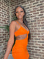Sling Shot Mini Dress | Orange