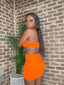 Sling Shot Mini Dress | Orange